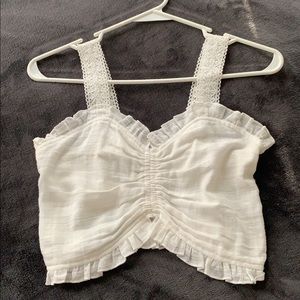 White Crop Top.